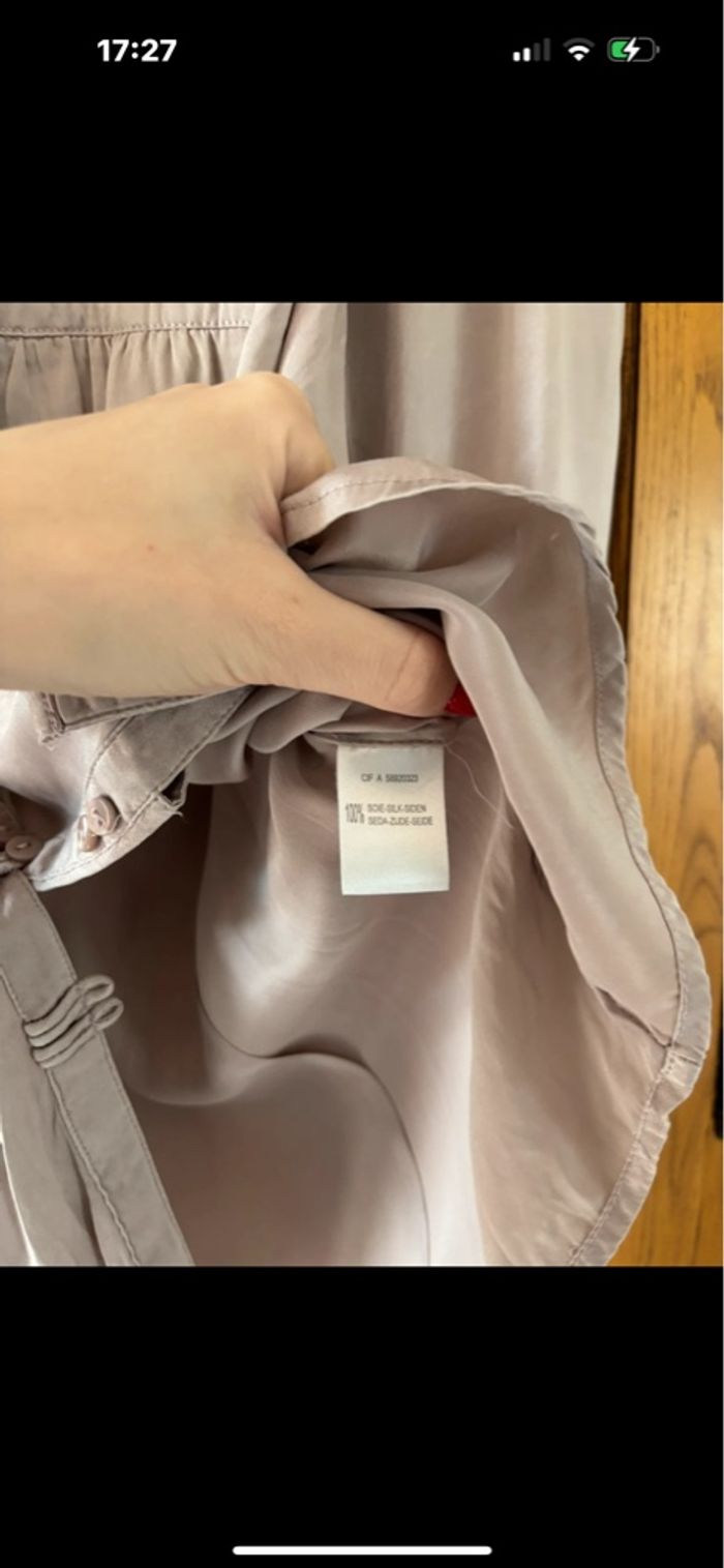 Chemise vintage en soie - photo numéro 7