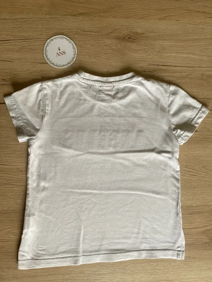 Tee-shirt manche courte blanc Los Angeles garçon 4 ans Tape à l’œil - photo numéro 4