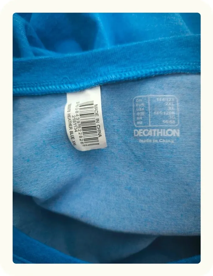 Tee shirt decathlon quechua Mont blanc Taille XXL 44 - photo numéro 4