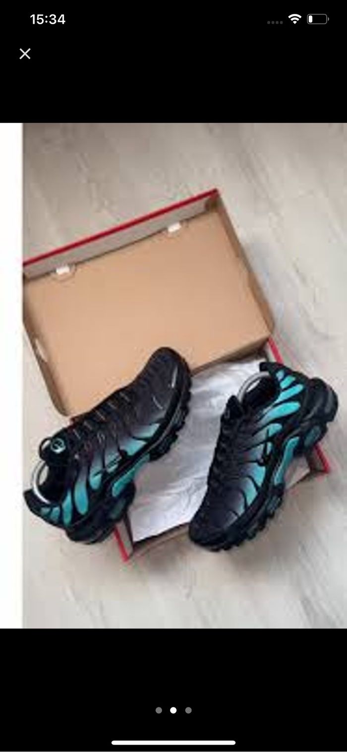 Nike tn noir bleu ciel enfant 35 - photo numéro 2