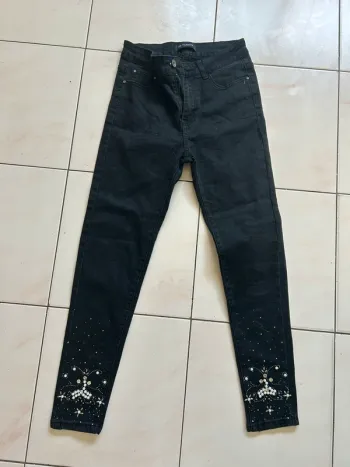 Pantalon slim DS Fashion 38 Noir