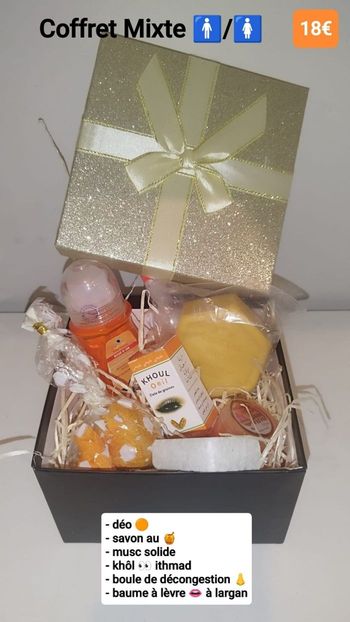 Coffret beauté à l'Argan