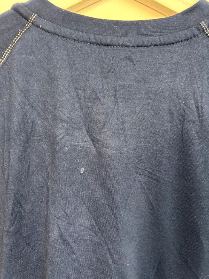 T-shirt Manches Longues Homme Adidas Marine | Taille XL | Très Bon État | Légère Trace | #TM59 - photo numéro 8