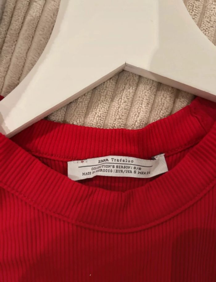Body rouge Zara - photo numéro 3