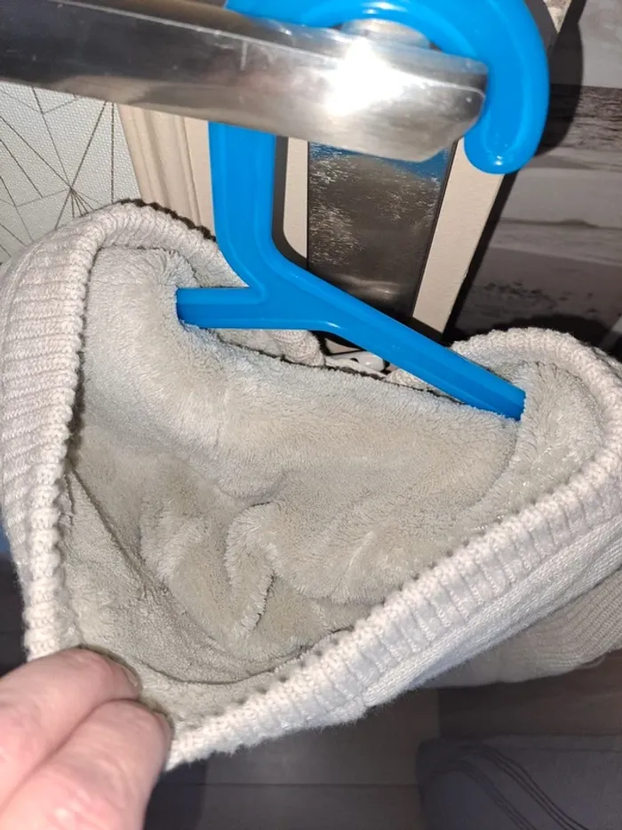 Gilet bien chaud beige bébérêve 24 mois super état - photo numéro 3