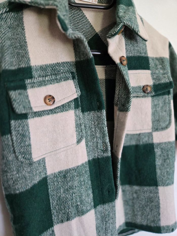 Veste bûcheron verte - photo numéro 2