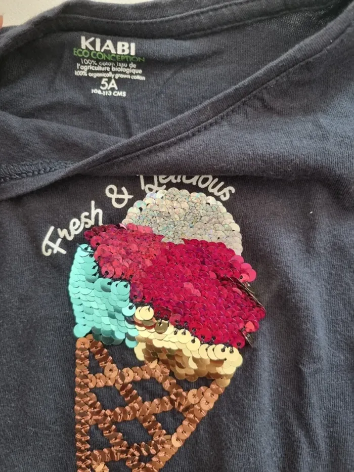 T-shirt sequins 🍦 - photo numéro 2