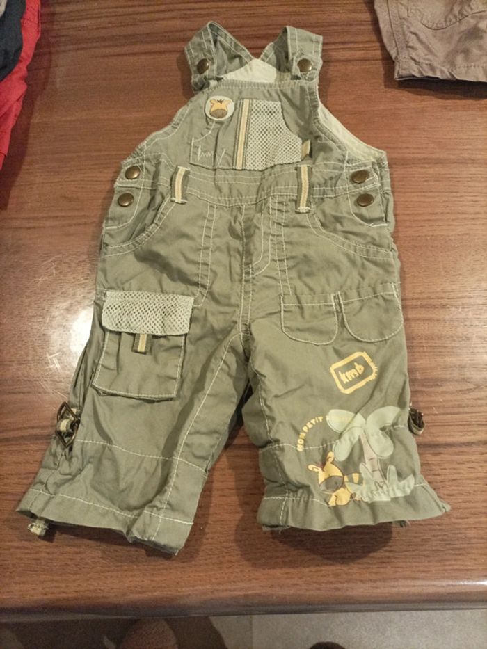 Lot de 4 pantalons et 7 salopette bébé garçon 1 mois - photo numéro 9