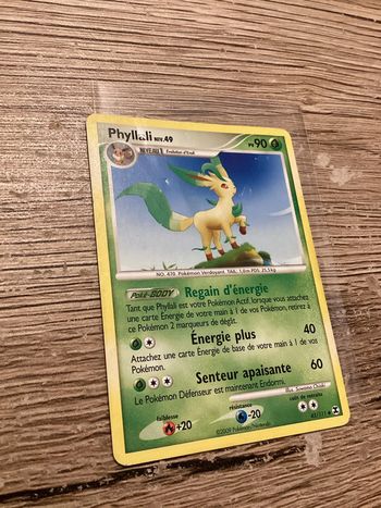 carte Pokémon phyllali 45/111 Année 2009 Nintendo