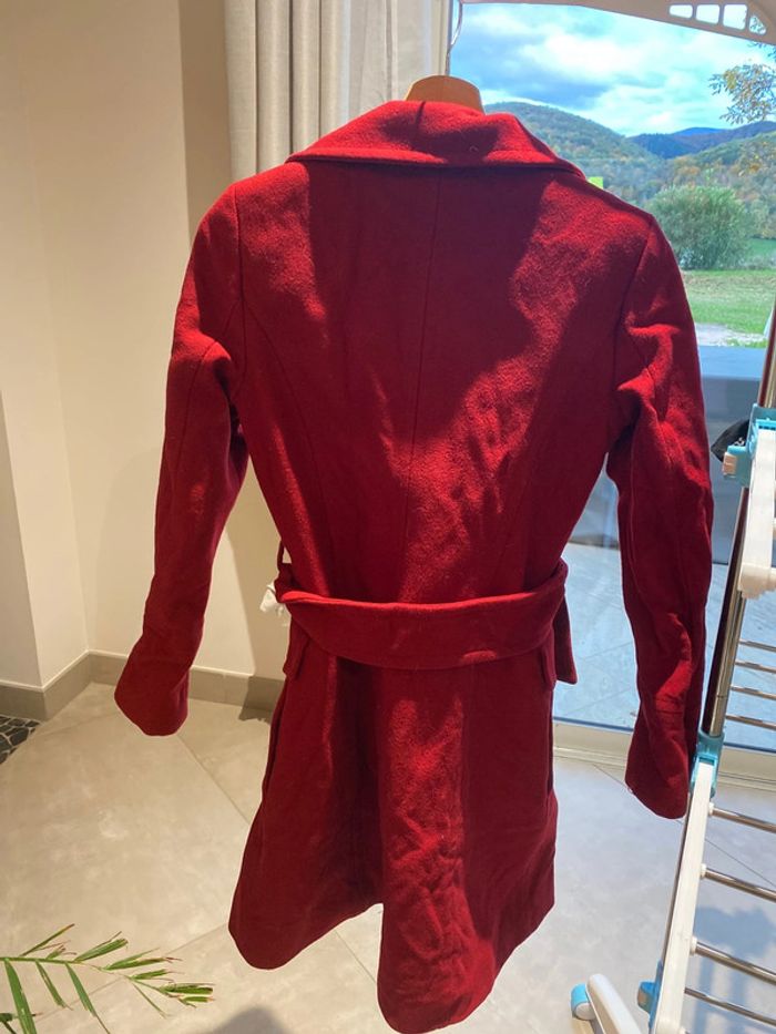 Manteau rouge Mango - photo numéro 3