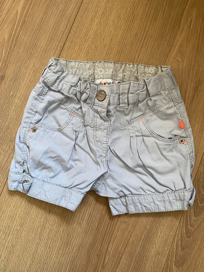 Short gris fille 3 ans