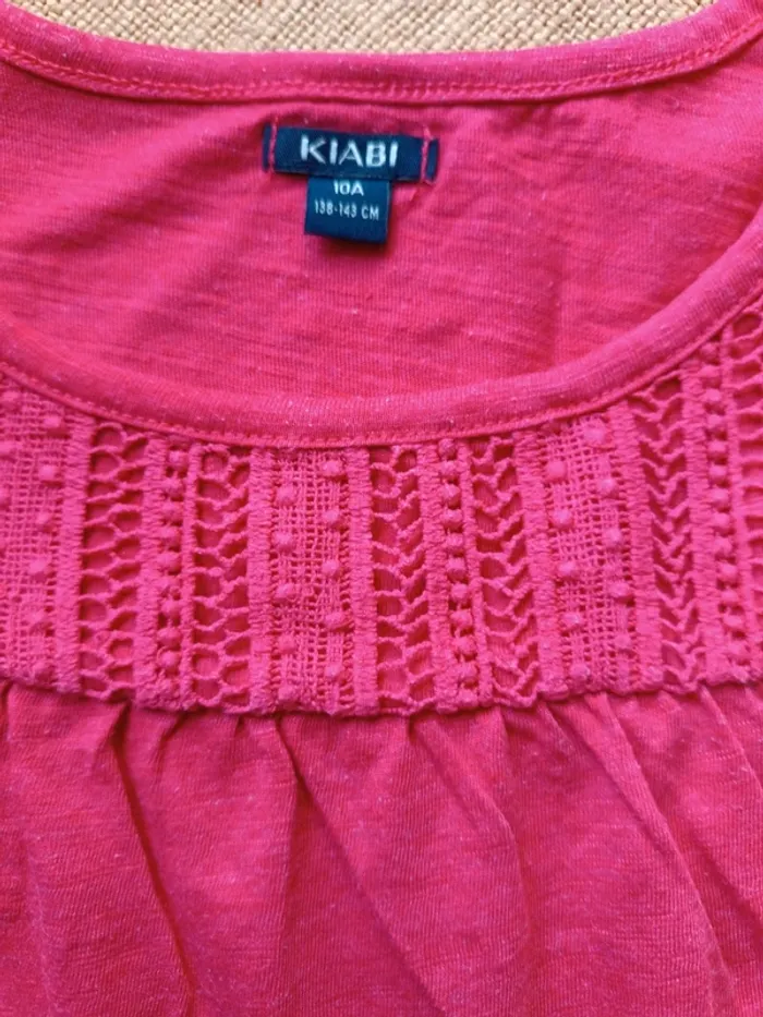 Blouse fuchsia Kiabi 10A - photo numéro 3