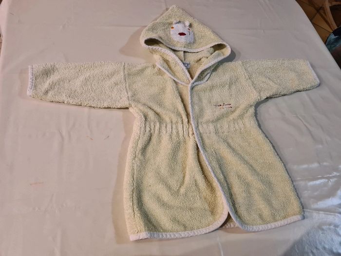 Peignoir a capuche Sucre d orge 12M