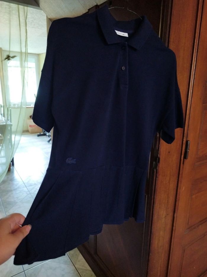 Polo pull bleu marine Lacoste vintage M/38 - photo numéro 3