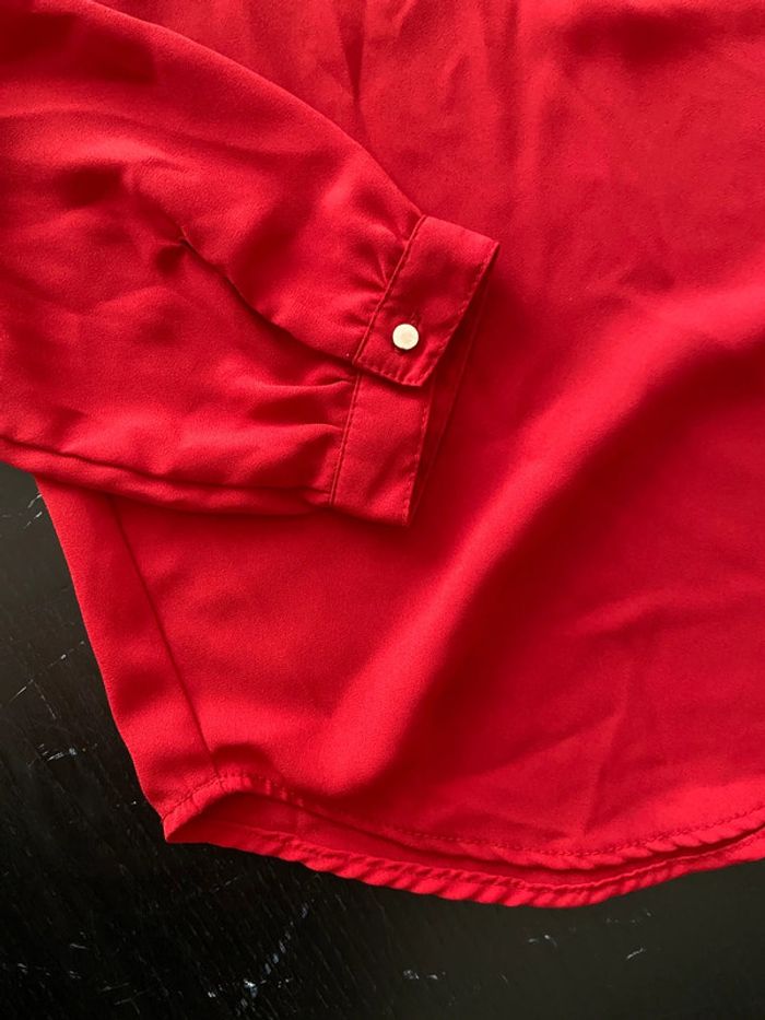 Blouse fluide Rouge / Taille S - photo numéro 4