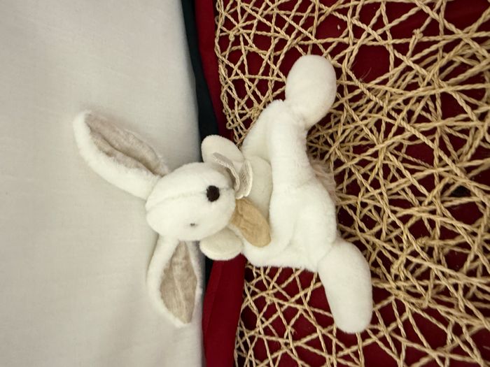 Peluche lapin à câliner Happy Wild Doudou et Compagnie - photo numéro 2