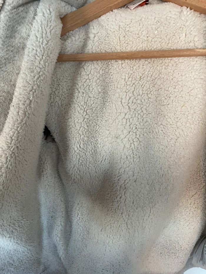 Manteau fille doublé sherpa Tape à l’œil 8 ans Beige - photo numéro 5