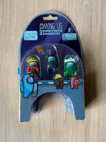 Lot de 3 figurine Among us ejected édition toikido 
Figurines marron, noir et vert
Neuf
