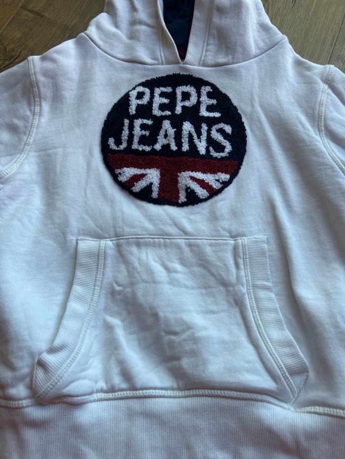 Sweat shirt à capuche pepe jeans 6 ans - photo numéro 2