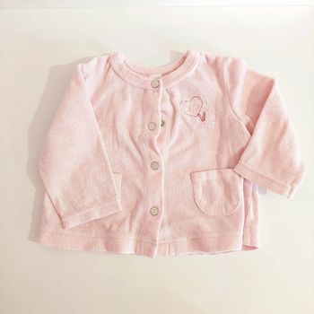 Gilet rose 3 - 6 mois
