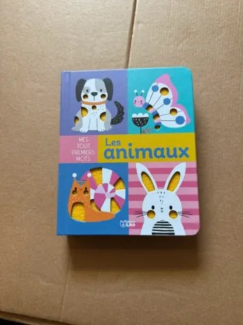 Livre en feutrine les animaux