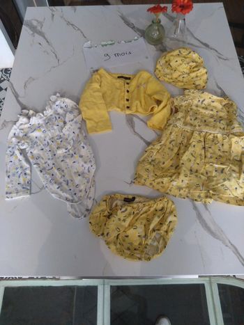 Lot robe été sergent major 9 mois 71 cm