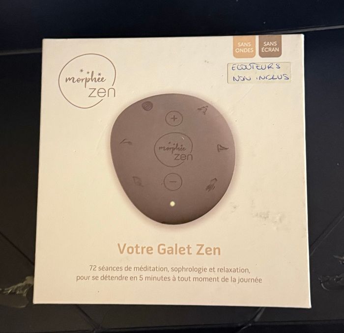 Morphée Zen, le galet relaxant. Neuf, scellé.