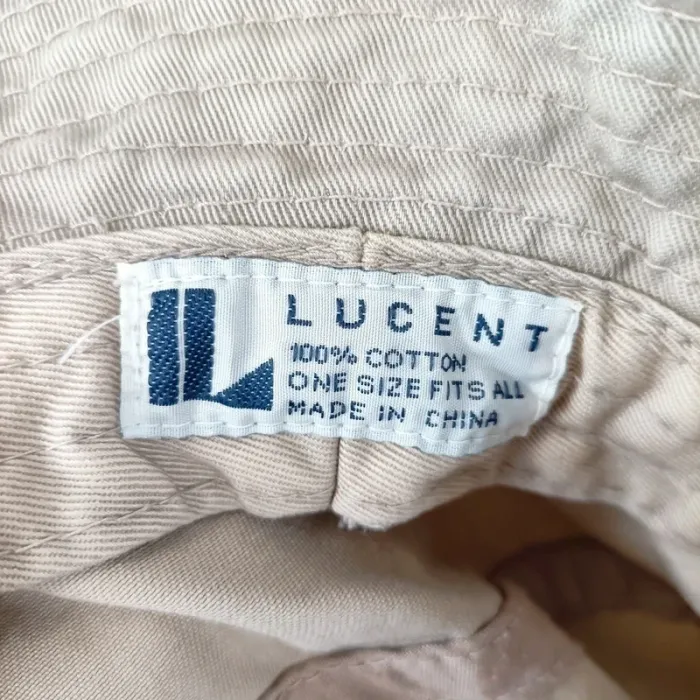 Bob beige logo NY style Yankees Lucent, 100 % coton, taille unique adulte T010 - photo numéro 5