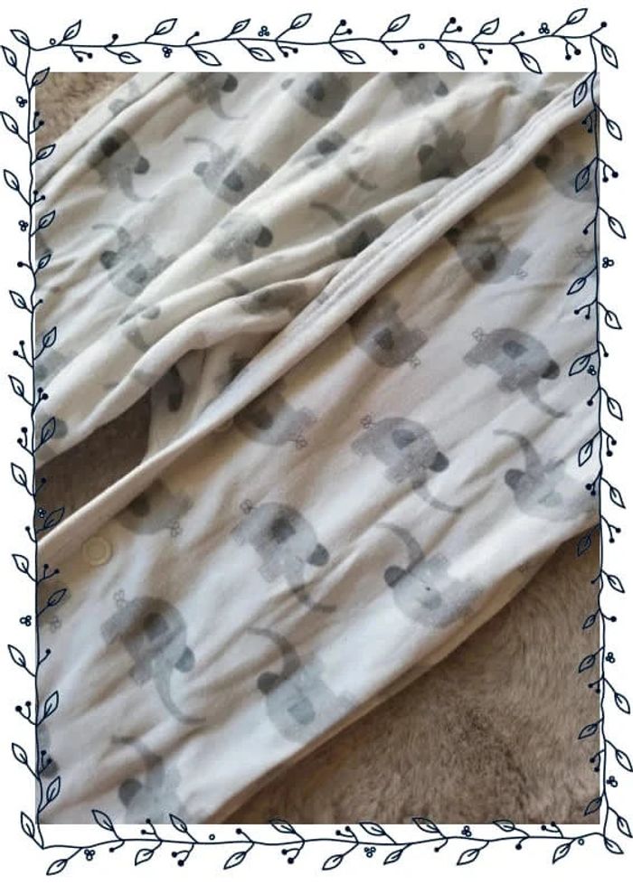 Grenouillère motif éléphant - photo numéro 3