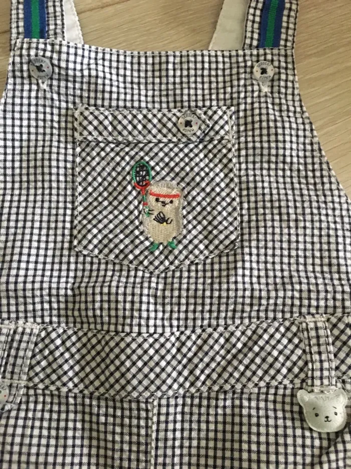 Ensemble salopette + polo sergent major 9 mois - photo numéro 4