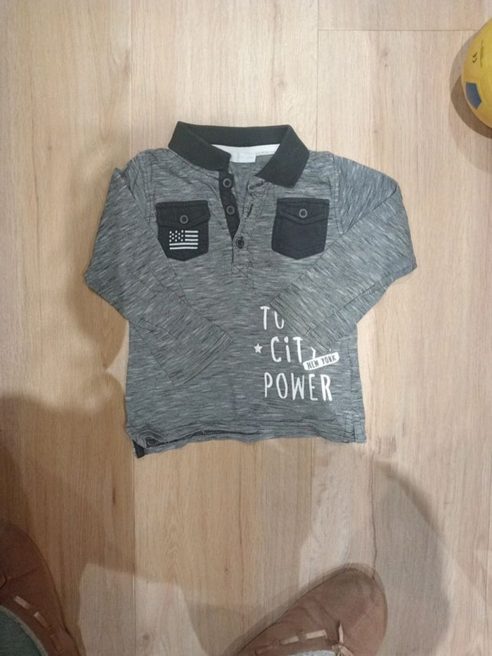 Polo manches longues