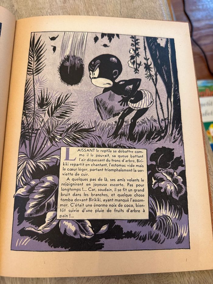 Livre ancien rare Birikiki dans la forêt vierge Roger Roux Pierre Probst éditions puits pelu Lyon - photo numéro 5