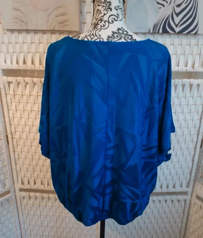 💕Jolie blouse bleu electrique femme TXl / 42 mosquitos 💕 - photo numéro 4