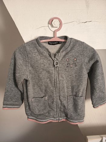 Gilet à zippé