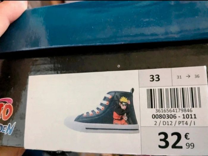 Baskets montantes 33 Naruto 
Enfilage facile - photo numéro 6