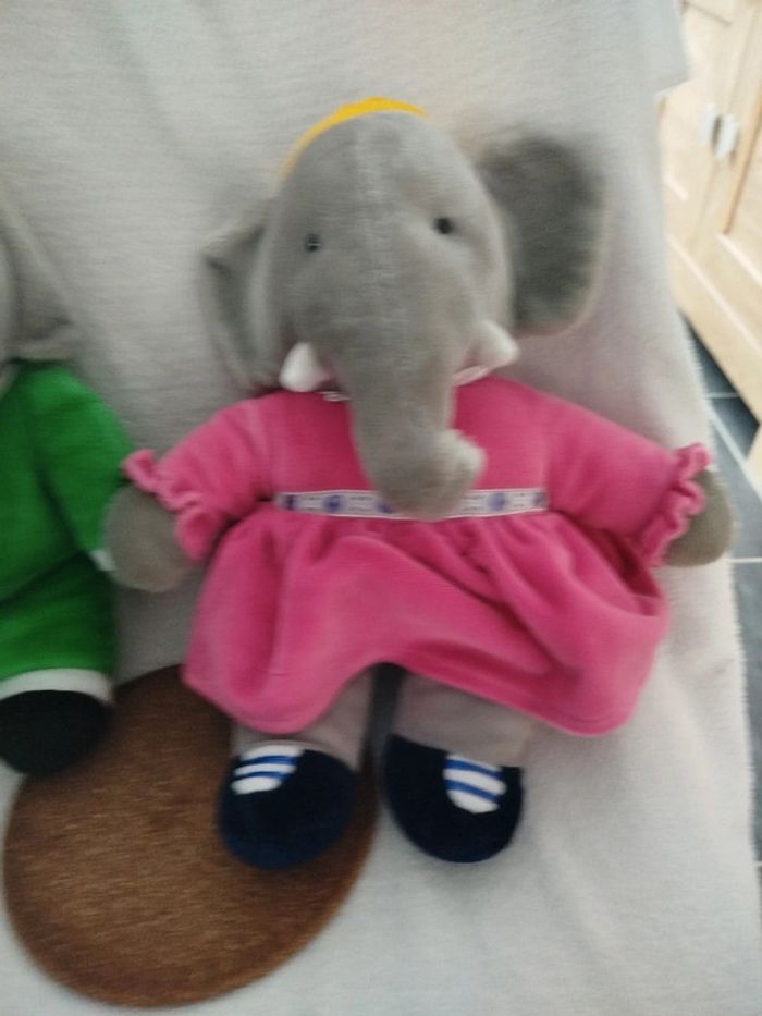 Peluche Céleste et Babar - photo numéro 2