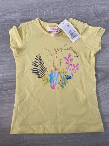T shirt manche courte 18 mois catimini neuf etiquette