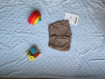 short beige taille réglable poches 3 ans du pareil au même