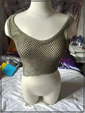 Crop top en maille taille 38 neuf avec étiquette