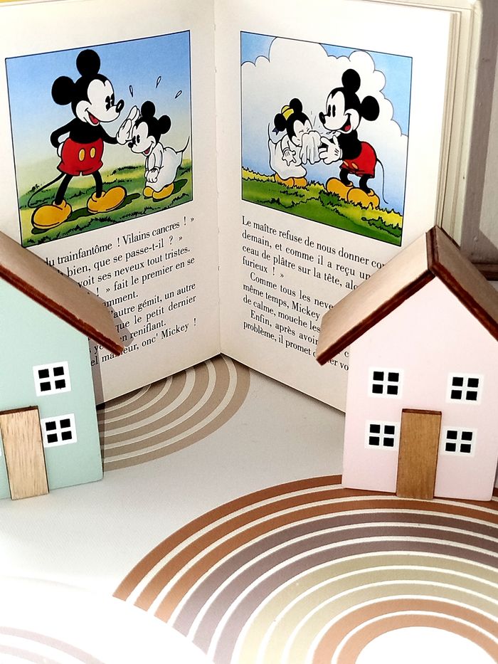 📚  Vintage France Loisirs  2 aventures de Mickey - photo numéro 2