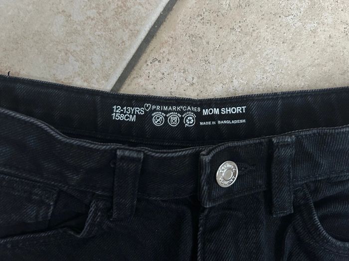 Primark : short en jeans noir - photo numéro 2