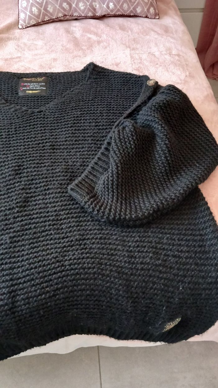 Pull femme OverSize noir