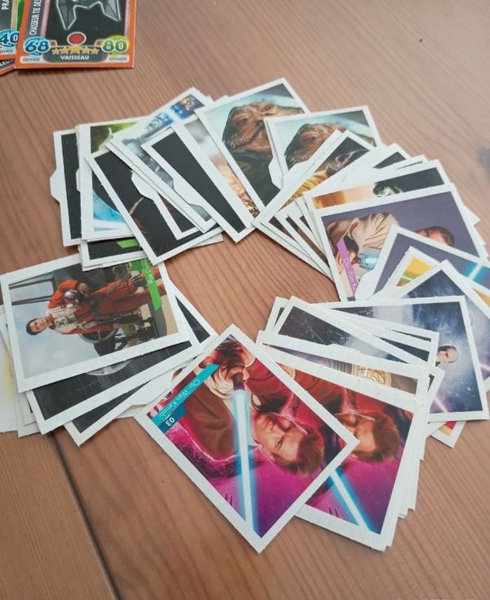 Lot de stickers et cartes Star Wars - photo numéro 3