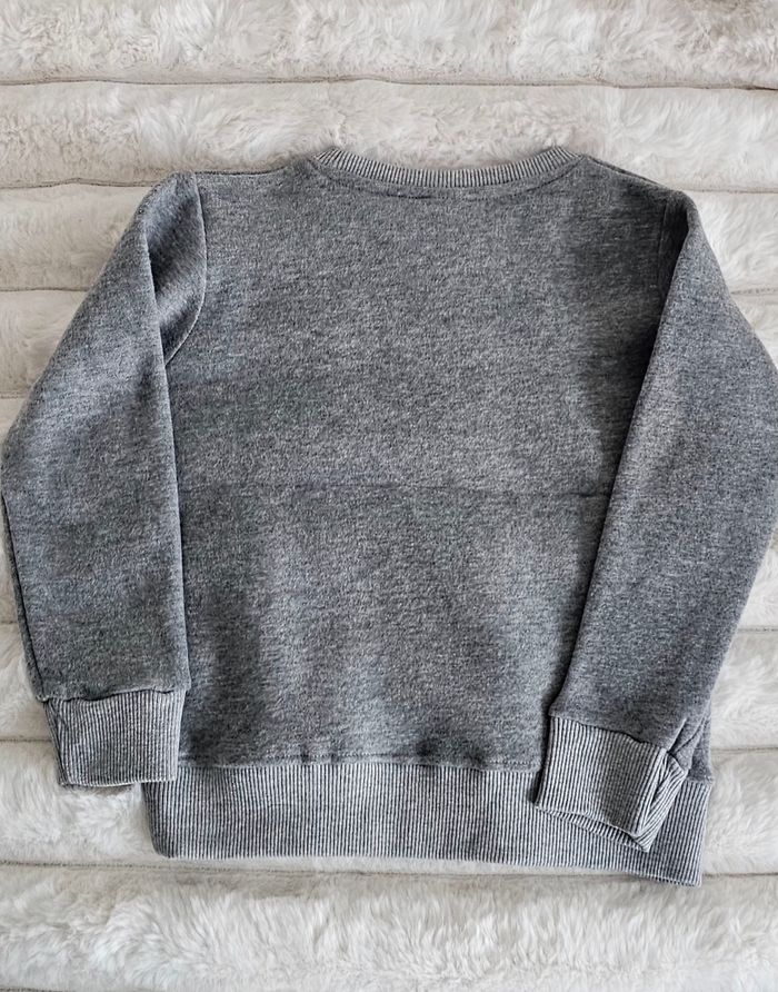 Sweat chaud manches longues gris Boston 4 ans - photo numéro 3