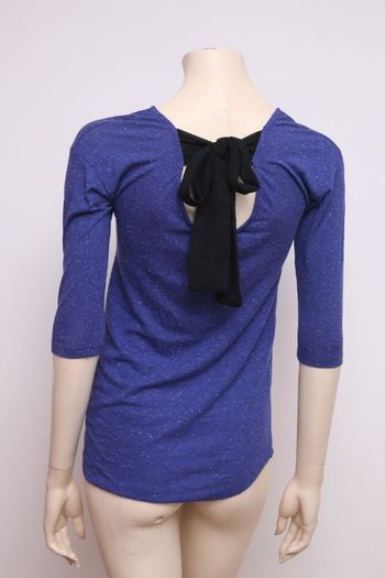 Top chiné manches 3/4