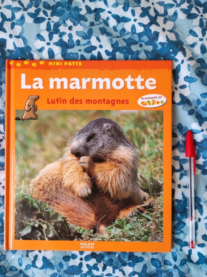Livre album La Marmotte
