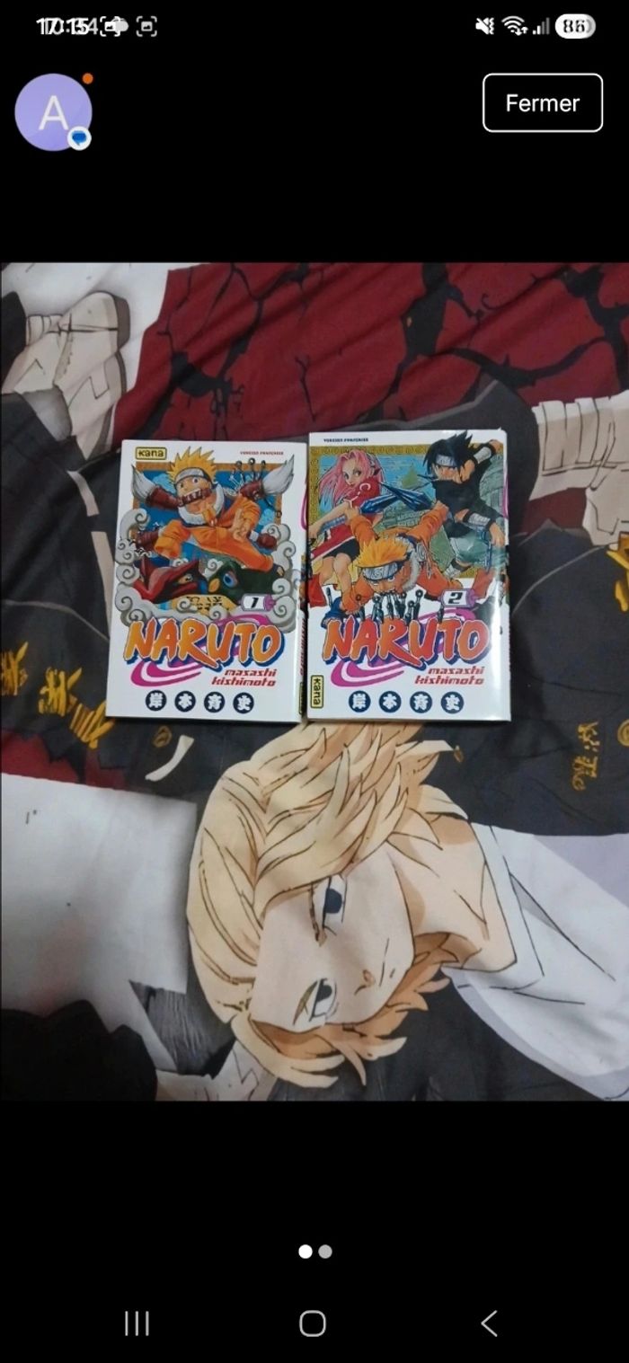 Lots Naruto Tome 1 et 2