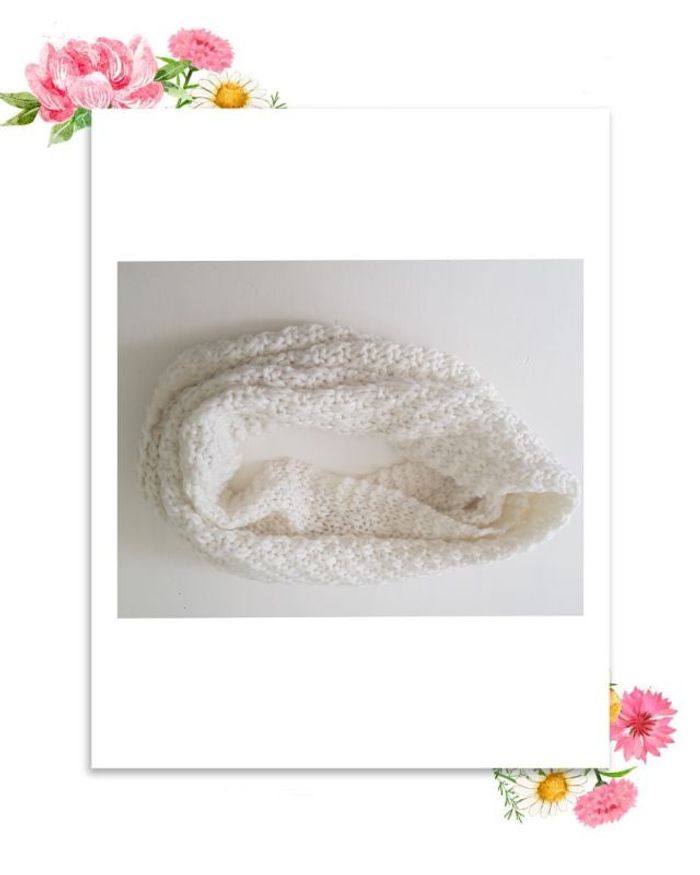 écharpe blanche