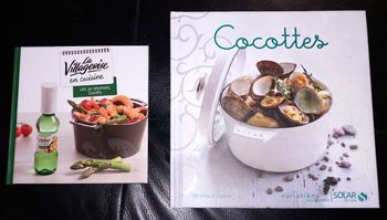 Lot de 2 Livres de recettes neufs