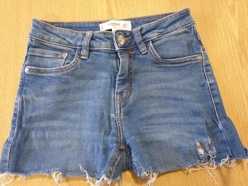 Short en jean femme Mango T32 bleu